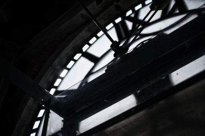 Low angle view of ceiling