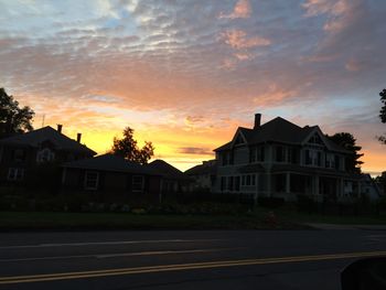 Road at sunset