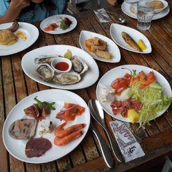 Close-up of food in plate
