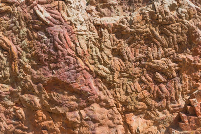 Full frame shot of rock formation