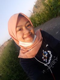 Portrait of a smiling young woman