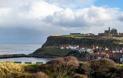 Sun shone briefly over whitby