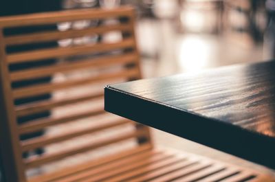 Close-up of piano keys