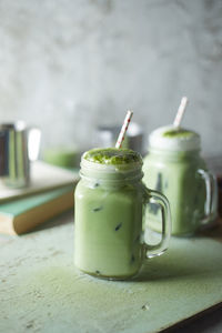 Close-up of drink on table