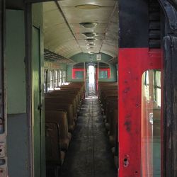 Empty corridor of building