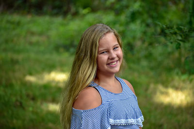 Portrait of a smiling girl