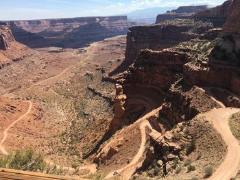 High angle view of landscape