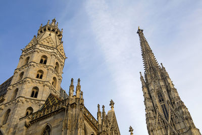 Low angle view of st stephens cathedral against sky