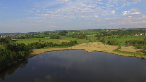 Scenic view of landscape against sky