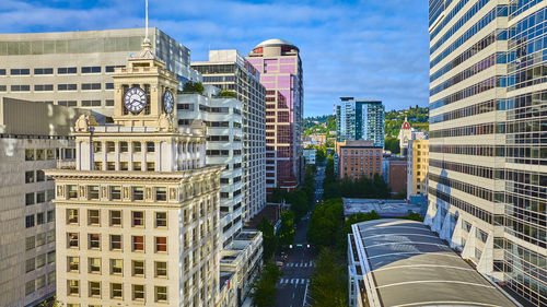Buildings in city