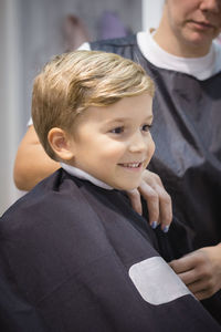 Portrait of a smiling boy