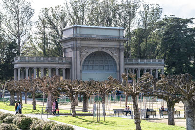 Gazebo in park