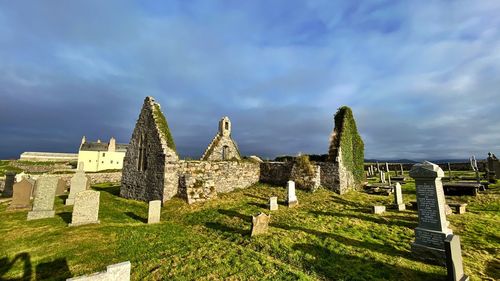 Old ruins against sky