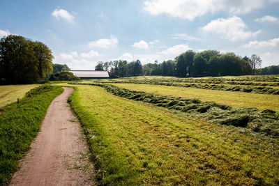 Scenic view of landscape against sky