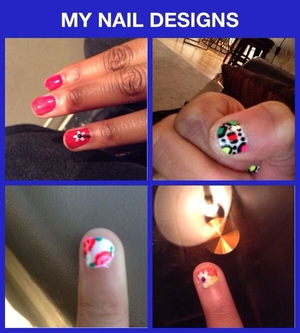 My nail designs. And yes i did them myself.