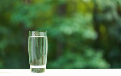 Close-up of drink on table