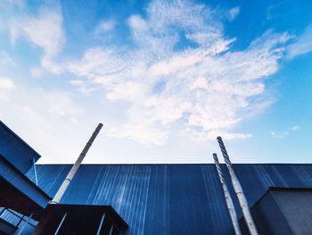 Low angle view of building against sky