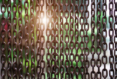 Full frame shot of metal fence