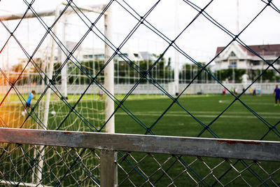 Full frame shot of chainlink fence