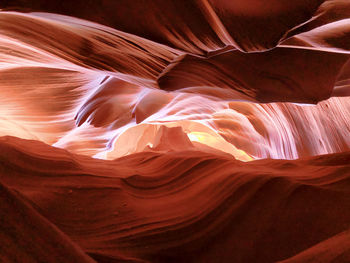 Full frame shot of rock formations