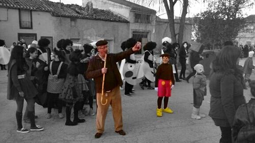 People standing on street