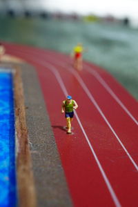 View of running on leaf