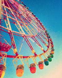 Low angle view of ferris wheel