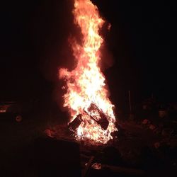 Bonfire at night