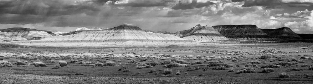 Panoramic view of landscape against sky