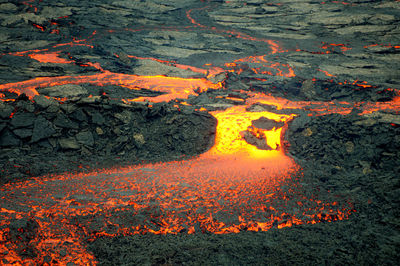 Iceland volcano eruption lava 