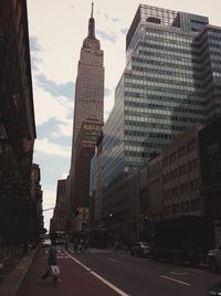 View of city street
