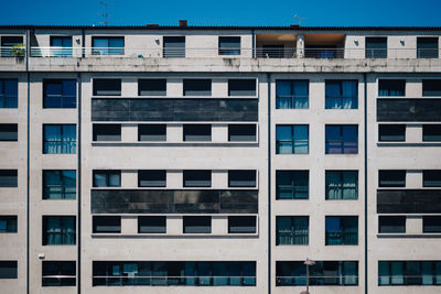 Exterior of residential building