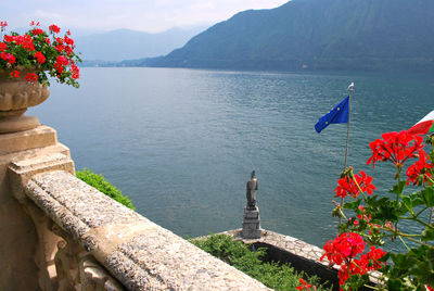 Scenic view of mountain range