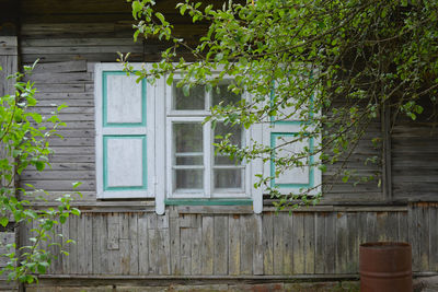 Wooden window