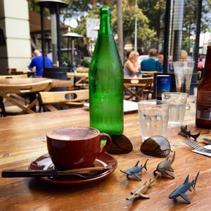 Close-up of drink on table