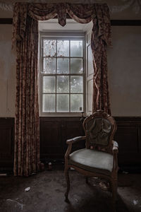 Interior of abandoned house