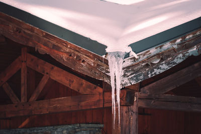 Low angle view of old building