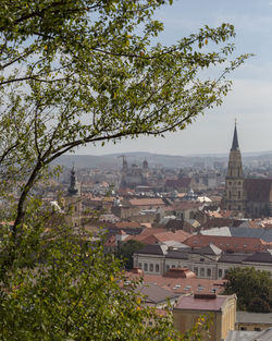 View of buildings in city