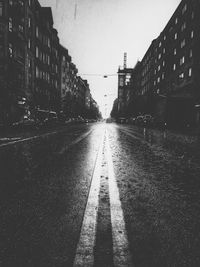 Street lights in city