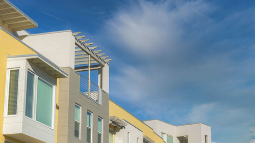 Low angle view of building against sky