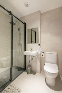 Interior of bathroom