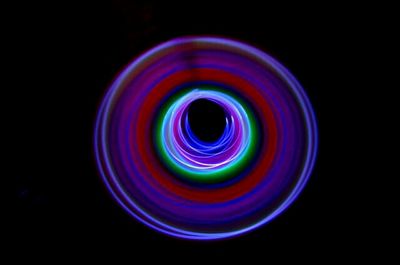 Abstract image of light trails