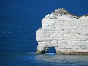 Rock formations in sea