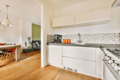 Interior of modern kitchen