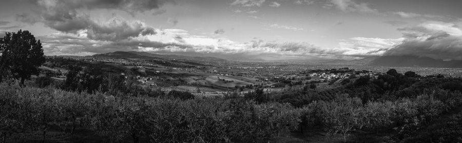 Scenic view of landscape against sky