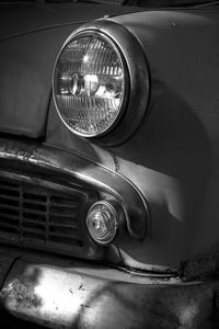 Close-up of vintage car