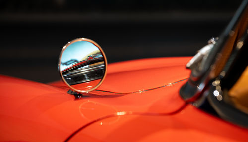 Close-up of car