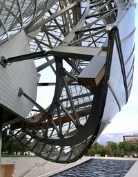 Low angle view of metal structure