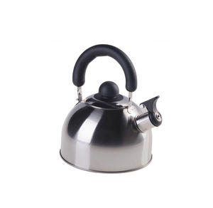 Close-up of kettle against white background