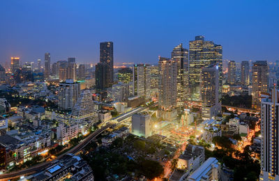 Bangkok cityscape at night